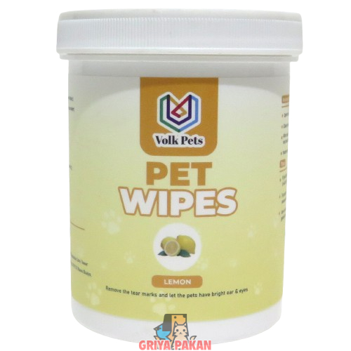 Volk Pets Eye & Ear Wipes For Tear Stain 150pcs Lemon
