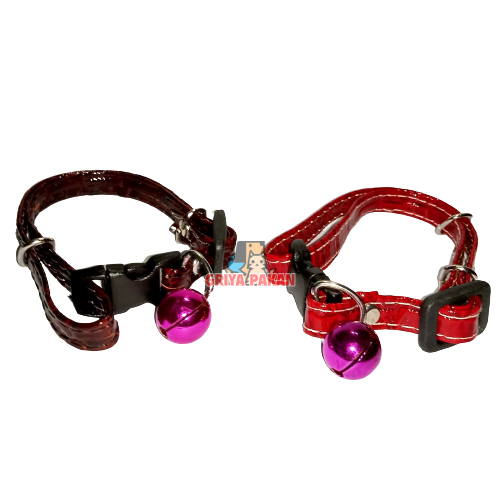 Kalung Miez-Miez Kulit Buaya Lonceng