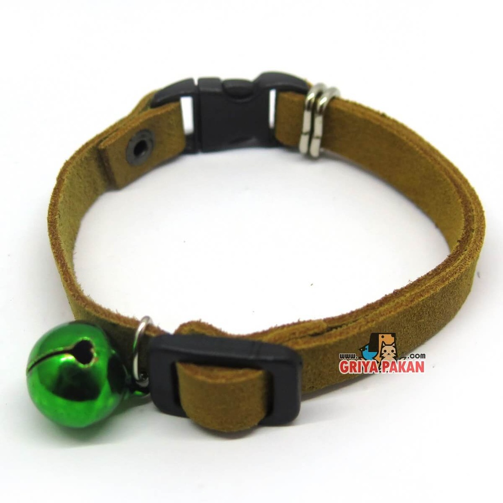 Kalung PetAcc Kulit Lonceng