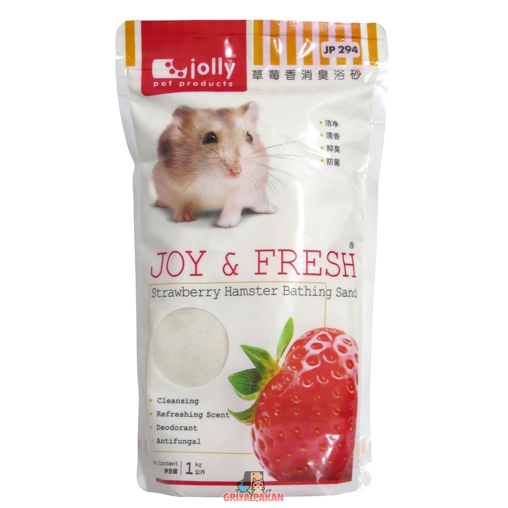 Jolly Hamster Bathing Sand Strawberry 1Kg
