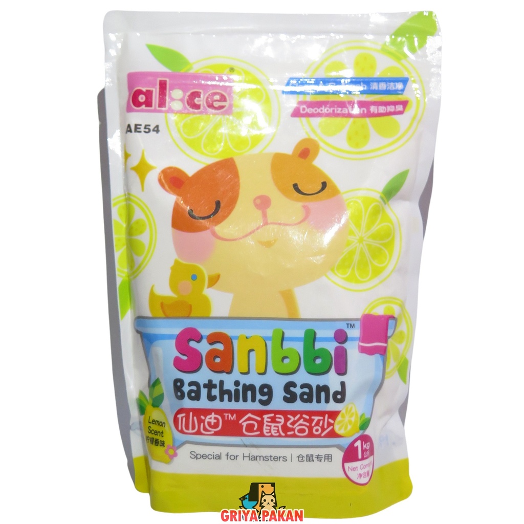 Sanbbi Hamster Bathing Sand Lemon 1kg