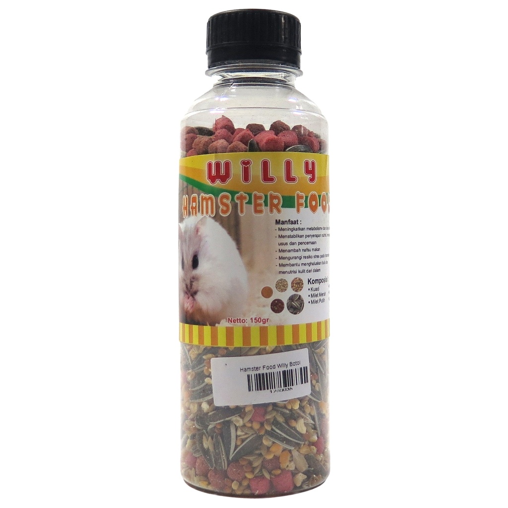 Hamster Food Willy Botol