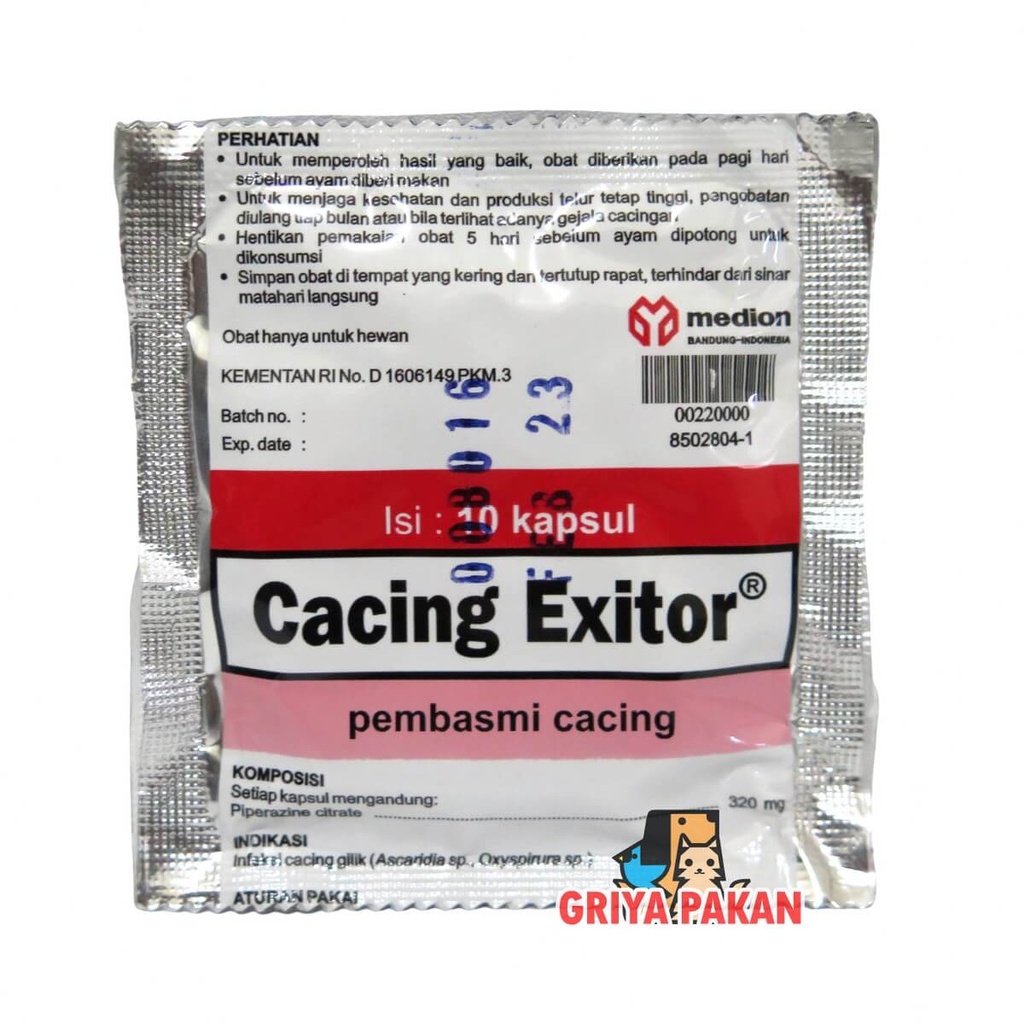 Cacing Exitor Medion