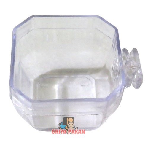 Cangkir Segi Delapan Bening No.1