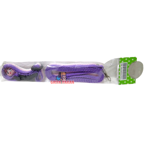 Kalung HK Tali Leher Pelangi Lonceng Boneka