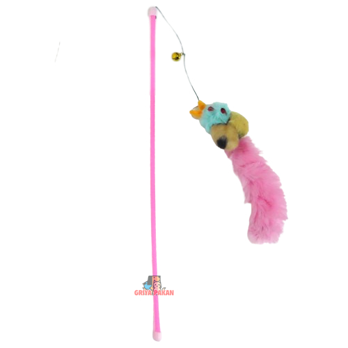 Mainan Stick Kucing Boneka