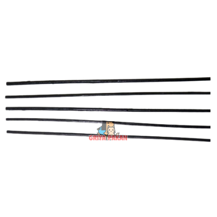 Ruji Bambu Hitam Glossy 2mm 60cm [50]