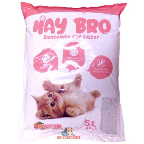 Pasir Gumpal Hay Bro Peach 5L