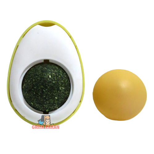 Catnip Ball Alpukat 6*4.6cm